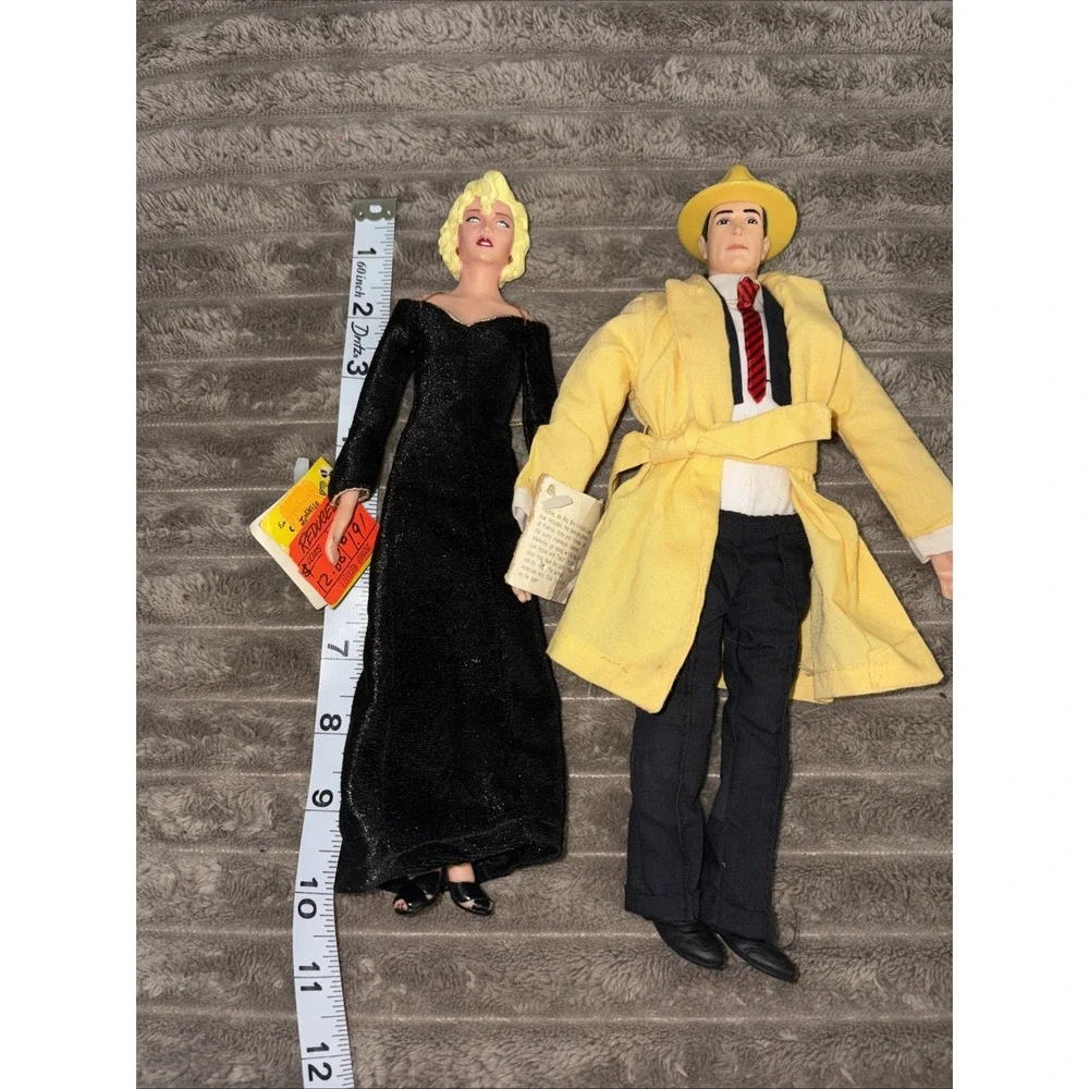 Vintage‎ 1990 Applause dolls featuring Dick Tracy and Breathless Mahoney